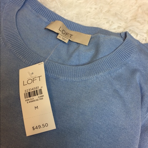 Tops - New loft light blue long sleeve